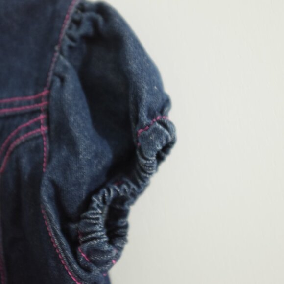 Sanrio Hello Kitty denim belted dress embroidery size 6X - Picture 7 of 10